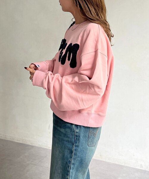 CPCM(シーピーシーエム)の「CPCMロゴ刺繍裏毛プルオーバー(スウェット・レディース・ピンク/グレー/チャコールグレー・SMALL/MEDIUM)」の15枚目の写真