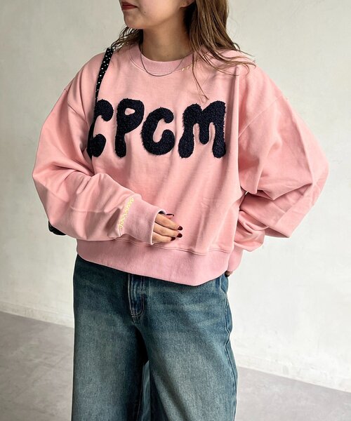 CPCM(シーピーシーエム)の「CPCMロゴ刺繍裏毛プルオーバー(スウェット・レディース・ピンク/グレー/チャコールグレー・SMALL/MEDIUM)」の18枚目の写真