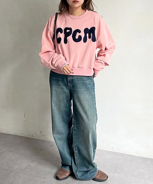 CPCM(シーピーシーエム)の「CPCMロゴ刺繍裏毛プルオーバー(スウェット・レディース・ピンク/グレー/チャコールグレー・SMALL/MEDIUM)」の19枚目の写真