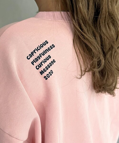 CPCM(シーピーシーエム)の「CPCMロゴ刺繍裏毛プルオーバー(スウェット・レディース・ピンク/グレー/チャコールグレー・SMALL/MEDIUM)」の21枚目の写真
