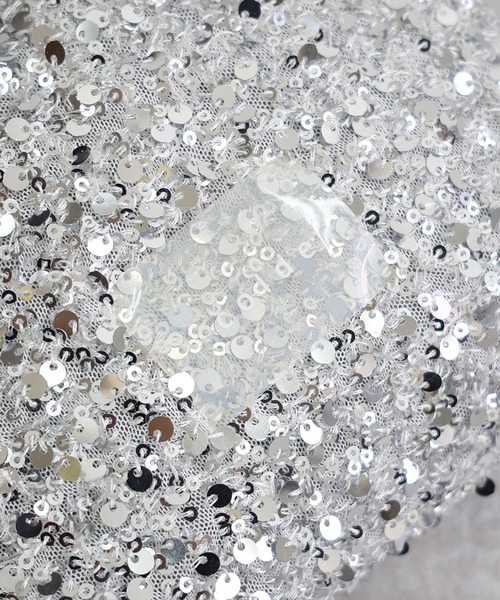 COLDE （コルデ）の「スパンコール2way巾着トートバッグ【詳細動画あり】（トートバッグ・レディース・シルバー/ブラック・FREE）」の22枚目の写真