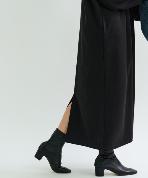 A.D.C.L.（エーディーシーエル）の「ハーフジップ ダンボールニット ロングワンピース（ワンピース・レディース・杢グレー/ブラック・M/L）」の15枚目の写真