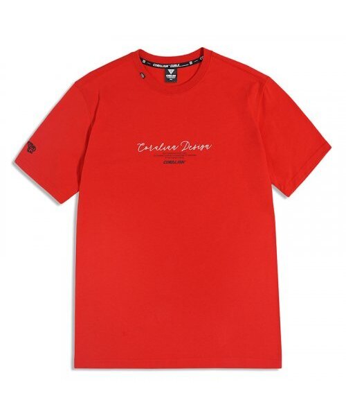 CORALIAN（コラリアン）の「ランオフ ラグビー 半袖 コットン Tシャツ レッド（Tシャツ/カットソー・メンズ・その他・S/M/L/2XL/XL/4XL/5XL/XS/6XL）」の5枚目の写真