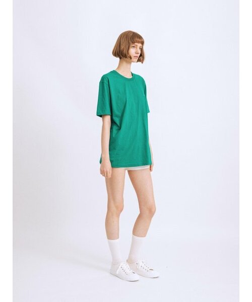 ROYAL CLUB HOLIDAY（ロイヤルクラブホリデー）の「RCHロゴ半袖Tシャツグリーン（Tシャツ/カットソー・レディース・グリーン・MEDIUM/LARGE/X-LARGE）」の5枚目の写真