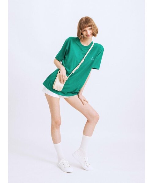 ROYAL CLUB HOLIDAY（ロイヤルクラブホリデー）の「RCHロゴ半袖Tシャツグリーン（Tシャツ/カットソー・レディース・グリーン・MEDIUM/LARGE/X-LARGE）」の7枚目の写真