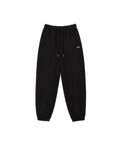 BORN TO WIN（ボーントゥウィン）の「W SEMI WIDE SWEAT JOGGER PANTS [BLACK]（スウェットパンツ・レディース・その他・1/2）」の2枚目の写真