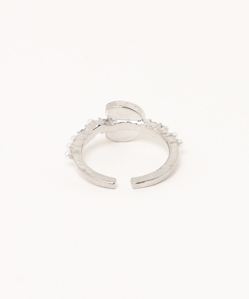 apres jour mignon(アプレジュールミニョン)の「【apresjour mignon×ARIAZ】オーロラ風リング(リング・レディース・ホワイト/シルバー・ONESIZE)」の8枚目の写真