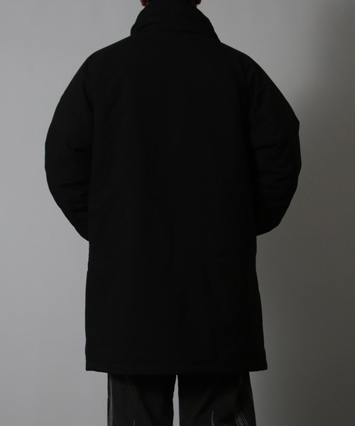 NYLAUS（ナイラス）の「【Nylaus】モンスターパーカー 中綿ジャケット ミリタリーコート 中綿コート フード収納可 スタンドカラー ユニセックス（ダウンジャケット/コート・メンズ・カーキ/ブラック・M/L）」の16枚目の写真