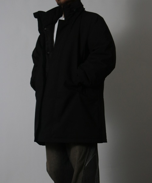 NYLAUS（ナイラス）の「【Nylaus】モンスターパーカー 中綿ジャケット ミリタリーコート 中綿コート フード収納可 スタンドカラー ユニセックス（ダウンジャケット/コート・メンズ・カーキ/ブラック・M/L）」の17枚目の写真