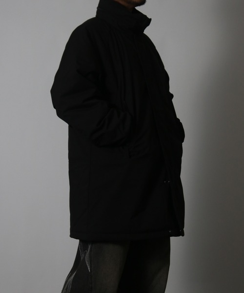 NYLAUS（ナイラス）の「【Nylaus】モンスターパーカー 中綿ジャケット ミリタリーコート 中綿コート フード収納可 スタンドカラー ユニセックス（ダウンジャケット/コート・メンズ・カーキ/ブラック・M/L）」の19枚目の写真