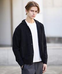 TAKEO KIKUCHI | 畦編みチェック ニットカーディガン(カーディガン/ボレロ)