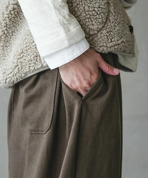 SOLAMONAT(ソラモナ)の「ペンネ天竺 バルーンパンツ(その他パンツ・レディース・チャコールグレー/ブラック/ブラウン/杢グレー・M)」の16枚目の写真