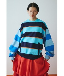 HeRIN.CYE | Border boy knit tops　　ボーダーボーイニットトップス(ニット/セーター)