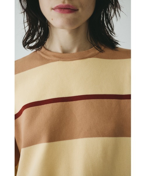 HeRIN.CYE（ヘリンドットサイ）の「Border boy knit tops　　ボーダーボーイニットトップス（ニット/セーター・レディース・ベージュ系その他/ブルー系その他・FREE）」の6枚目の写真