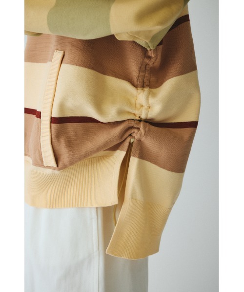 HeRIN.CYE（ヘリンドットサイ）の「Border boy knit tops　　ボーダーボーイニットトップス（ニット/セーター・レディース・ベージュ系その他/ブルー系その他・FREE）」の9枚目の写真