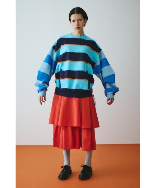 HeRIN.CYE（ヘリンドットサイ）の「Border boy knit tops　　ボーダーボーイニットトップス（ニット/セーター・レディース・ベージュ系その他/ブルー系その他・FREE）」の10枚目の写真