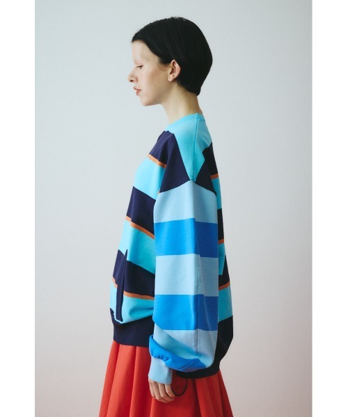 HeRIN.CYE（ヘリンドットサイ）の「Border boy knit tops　　ボーダーボーイニットトップス（ニット/セーター・レディース・ベージュ系その他/ブルー系その他・FREE）」の11枚目の写真