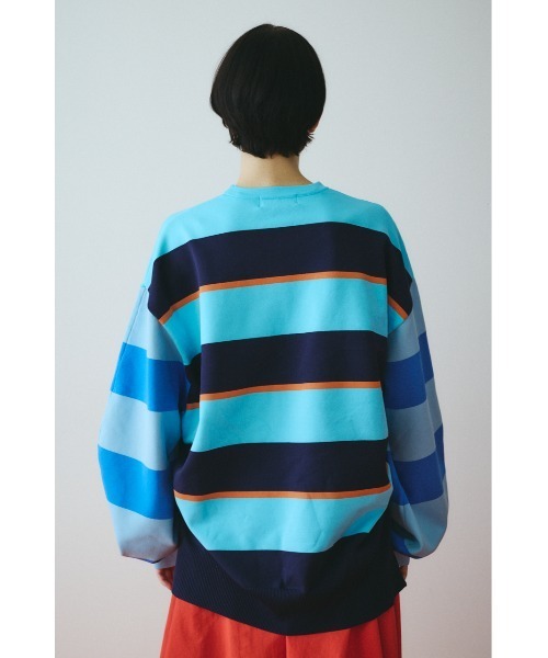 HeRIN.CYE（ヘリンドットサイ）の「Border boy knit tops　　ボーダーボーイニットトップス（ニット/セーター・レディース・ベージュ系その他/ブルー系その他・FREE）」の12枚目の写真