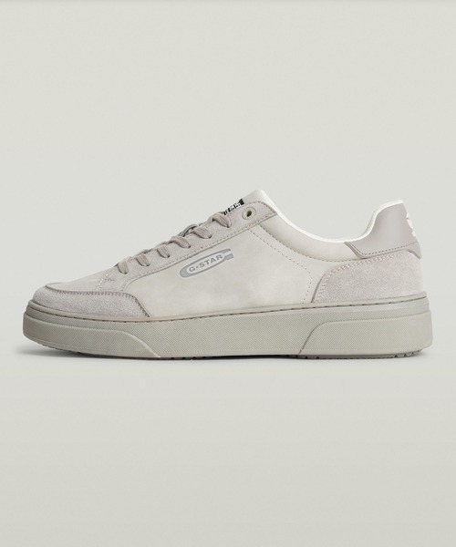 G-STAR(ジースター)の「Straker Nub Sneakers/レースアップヌバックロゴスニーカー(スニーカー・メンズ・グレー/ブラック・42/41/40/43)」の5枚目の写真