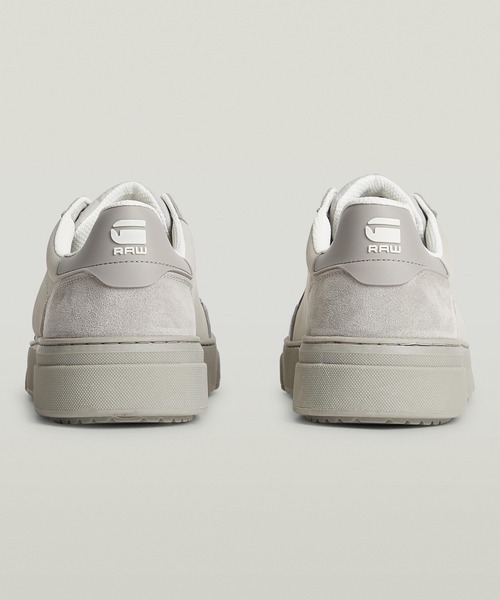 G-STAR(ジースター)の「Straker Nub Sneakers/レースアップヌバックロゴスニーカー(スニーカー・メンズ・グレー/ブラック・42/41/40/43)」の8枚目の写真