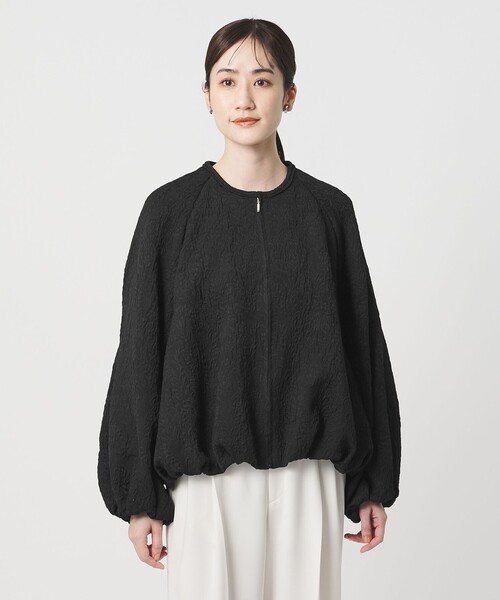 UNITED ARROWS（ユナイテッドアローズ）の「ジャガード ブルゾン（ブルゾン・レディース・ブラック/ホワイト・38/36）」の19枚目の写真