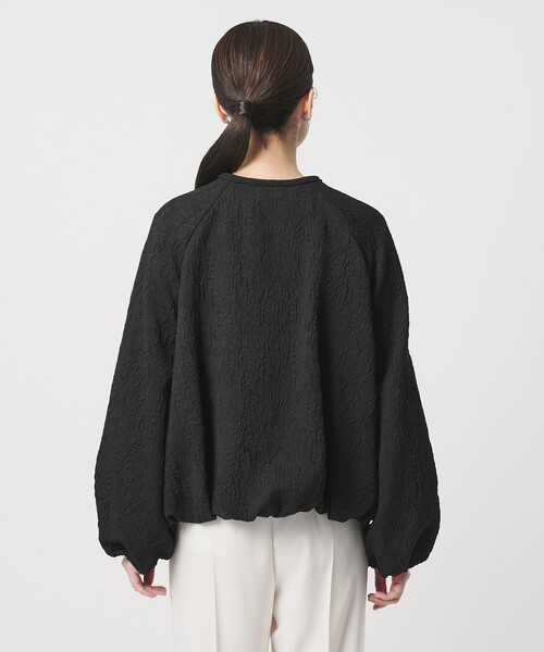 UNITED ARROWS（ユナイテッドアローズ）の「ジャガード ブルゾン（ブルゾン・レディース・ブラック/ホワイト・38/36）」の21枚目の写真