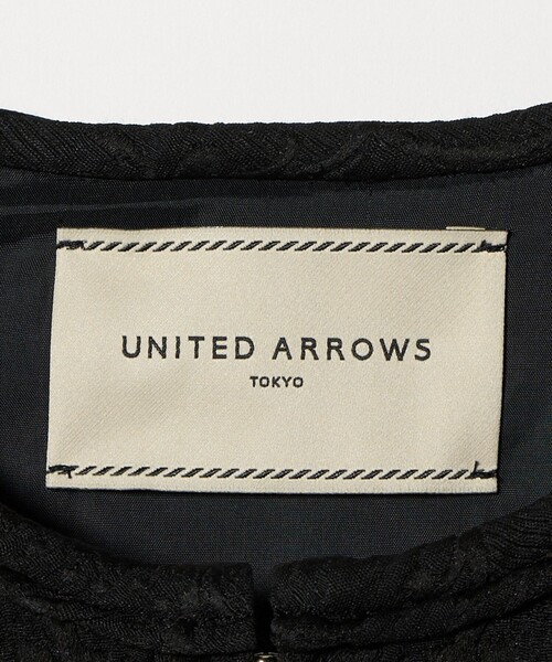 UNITED ARROWS（ユナイテッドアローズ）の「ジャガード ブルゾン（ブルゾン・レディース・ブラック/ホワイト・38/36）」の15枚目の写真