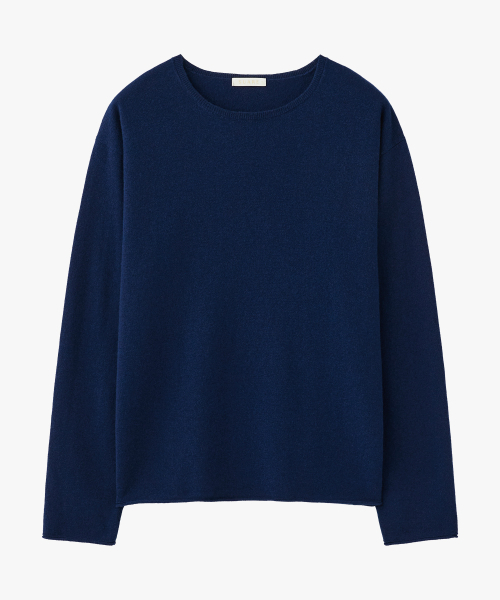 SUARE（スアレ）の「カシミヤウールオーバーサイズスリーブニット - 4カラー（ニット/セーター・メンズ・アッシュグレー/ブラック/アイボリー/ブルーグレー・FREE）」の5枚目の写真