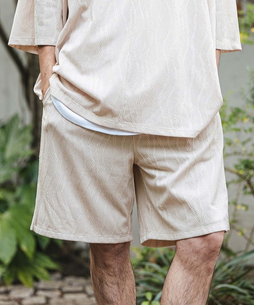 CAMBIO（カンビオ）の「mp14472- Cable Jacquard Tricot Short Pants トリコットショートパンツ(S63026cmb)（その他パンツ・メンズ・ブラウン/ライトベージュ/ブラック・L/M/S）」の9枚目の写真