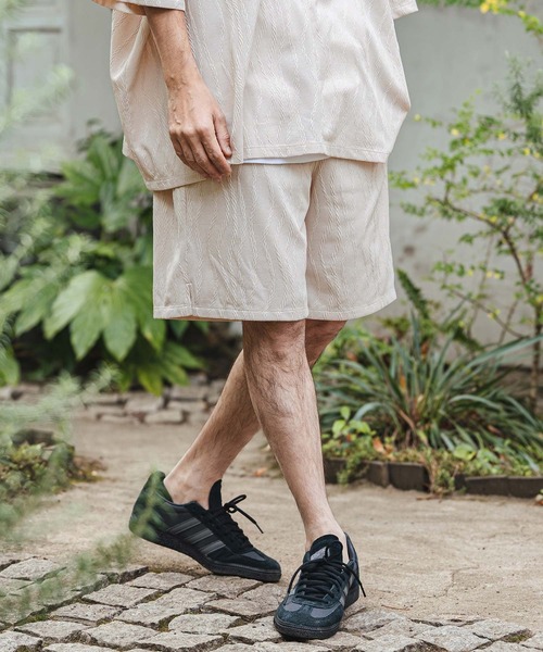 CAMBIO（カンビオ）の「mp14472- Cable Jacquard Tricot Short Pants トリコットショートパンツ(S63026cmb)（その他パンツ・メンズ・ブラウン/ライトベージュ/ブラック・L/M/S）」の10枚目の写真