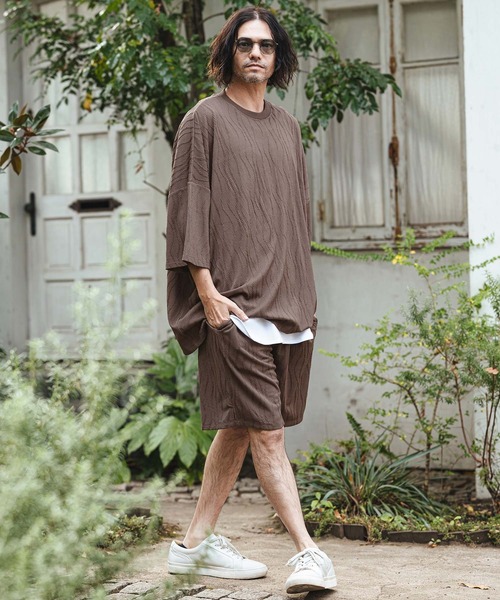 CAMBIO（カンビオ）の「mp14472- Cable Jacquard Tricot Short Pants トリコットショートパンツ(S63026cmb)（その他パンツ・メンズ・ブラウン/ライトベージュ/ブラック・L/M/S）」の15枚目の写真