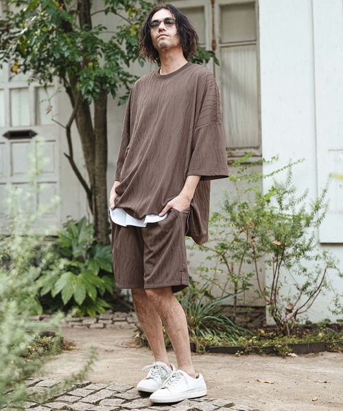 CAMBIO（カンビオ）の「mp14472- Cable Jacquard Tricot Short Pants トリコットショートパンツ(S63026cmb)（その他パンツ・メンズ・ブラウン/ライトベージュ/ブラック・L/M/S）」の16枚目の写真