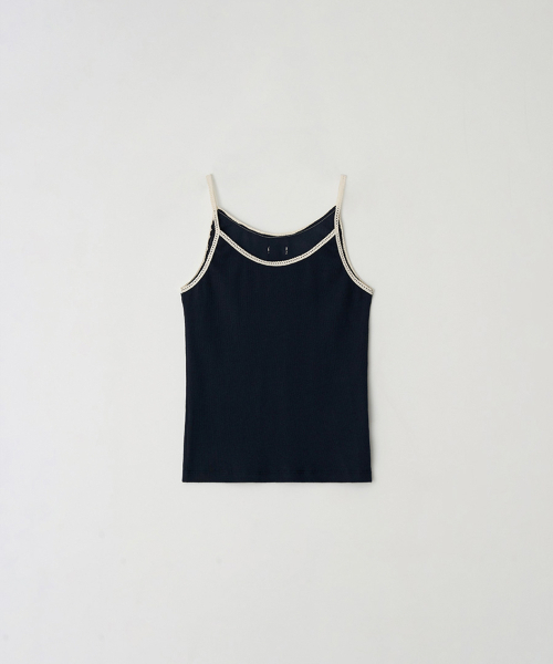 BUT'TON(ボッタン)の「Trimming Sleeveless (Navy)(Tシャツ/カットソー・レディース・その他・FREE)」の2枚目の写真