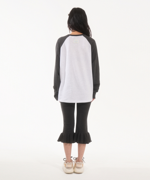 FANYOUNG(ファンヤング)の「アイラブラビ ラグランT ホワイトチャコール(Tシャツ/カットソー・レディース・その他・FREE)」の7枚目の写真