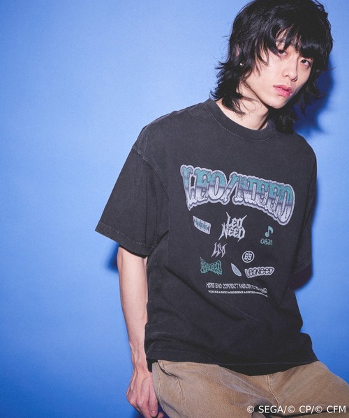 JEANASIS(ジーナシス)の「【 プロジェクトセカイ×ZOZOTOWN】Leo/need バンドTEE/639874(Tシャツ/カットソー・レディース・グリーン系その他/イエロー/グリーン/ピンク/イエロー系その他/ブルー・MEDIUM/LARGE)」の2枚目の写真