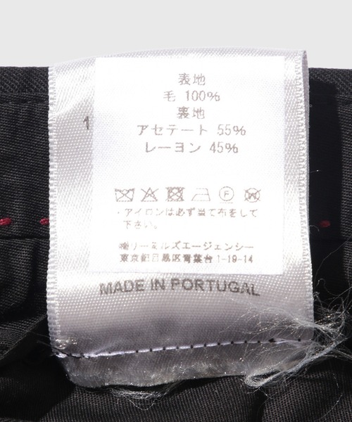 BERNARD ZINS（ベルナルドザンス）の「【BERNARD ZINS for ADAM ET ROPE'】EX VANEAU SERGE（スラックス・メンズ・ブラック・38/42/40）」の10枚目の写真