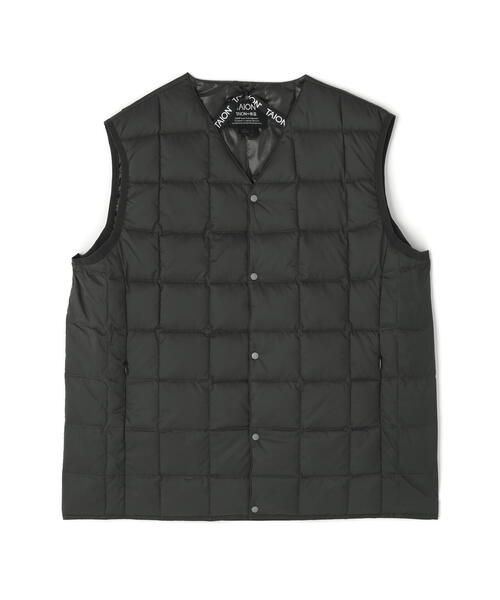 TAION(タイオン)の「TAION/タイオン/V NECK DOWN VEST(ダウンベスト・メンズ・チャコールグレー/ブラック・XL/M/L)」の17枚目の写真