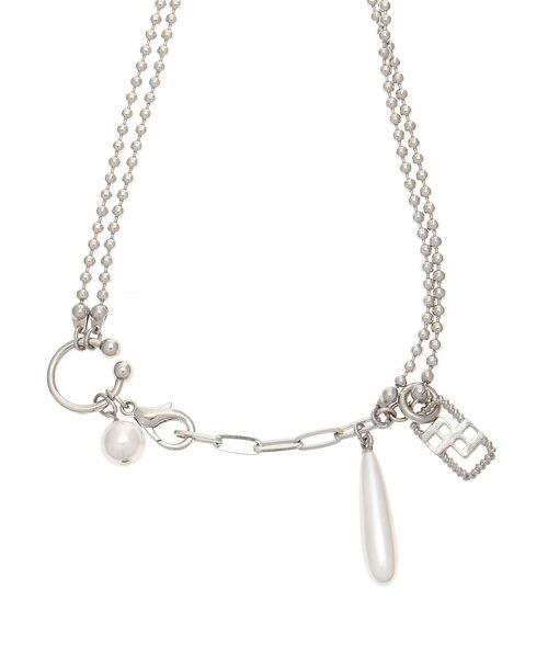 GYDA（ジェイダ）の「JEYSUS Imitation pearl GGネックレス（ネックレス・レディース・シルバー/ゴールド・FREE）」の19枚目の写真