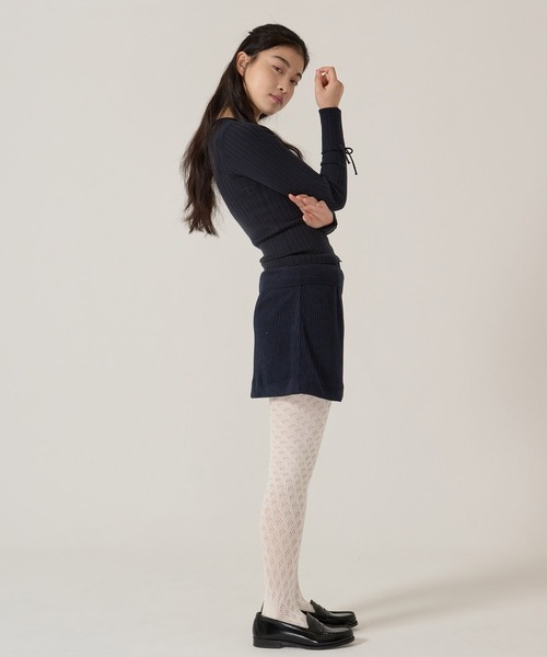 TINA:JOJUN(ティーナジョジュン)の「太ベルト付き コーデュロイ ミニスカート TINA:JOJUN(スカート・レディース・レッド/ネイビー・M/S)」の19枚目の写真