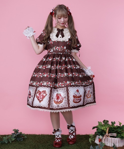 ベイクドベリーワンピース（ワンピース）｜Chalmiere（シャルミエール