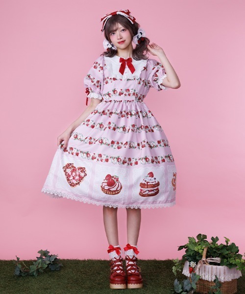 ベイクドベリーワンピース（ワンピース）｜Chalmiere（シャルミエール