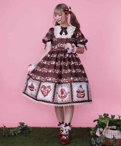 ベイクドベリーワンピース（ワンピース）｜Chalmiere（シャルミエール