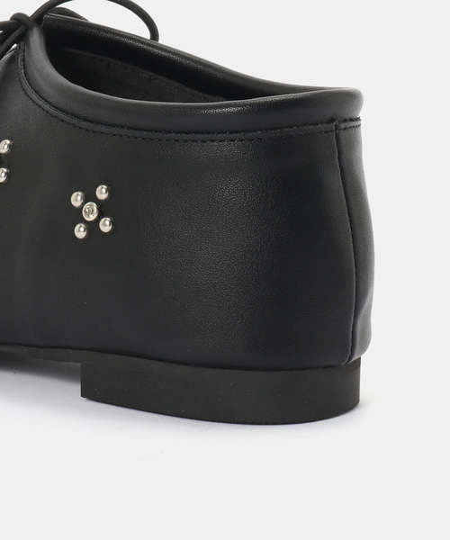 LE TALON(ルタロン)の「ディープカットスタッズフラットシューズ(バレエシューズ・レディース・ブラック系その他/ベージュ・23cm/23.5cm/24cm/24.5cm/22cm/22.5cm/25cm)」の11枚目の写真