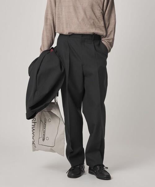 Steven Alan（スティーブンアラン）の「＜Steven Alan＞ ウール オックスフォード アウト ワンプリーツ スラックス（スラックス・メンズ・ブラック/グレー・XL/L/M/S）」の7枚目の写真