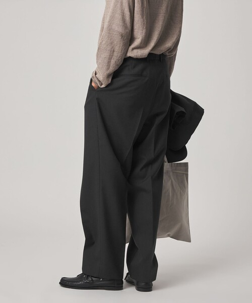 Steven Alan（スティーブンアラン）の「＜Steven Alan＞ ウール オックスフォード アウト ワンプリーツ スラックス（スラックス・メンズ・ブラック/グレー・XL/L/M/S）」の8枚目の写真