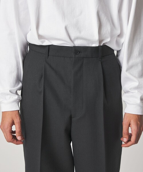 Steven Alan（スティーブンアラン）の「＜Steven Alan＞ ウール オックスフォード アウト ワンプリーツ スラックス（スラックス・メンズ・ブラック/グレー・XL/L/M/S）」の12枚目の写真