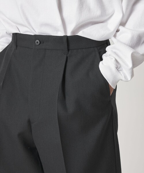 Steven Alan（スティーブンアラン）の「＜Steven Alan＞ ウール オックスフォード アウト ワンプリーツ スラックス（スラックス・メンズ・ブラック/グレー・XL/L/M/S）」の14枚目の写真