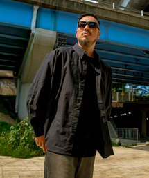 RUGGED HOUSE（ラギッドハウス）の「オールデイコンフォートオックスフォードシャツブラック（シャツ/ブラウス）」