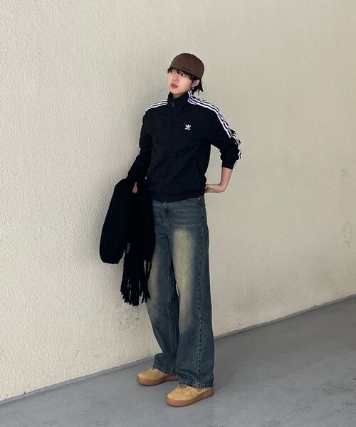 ACSHI(アクシ)の「ルーズウォッシュバルーンフィットワイドデニムパンツユニセックス(イエローブルー)(デニムパンツ・メンズ・その他・S/XL/XS/XXL/M/L)」の5枚目の写真
