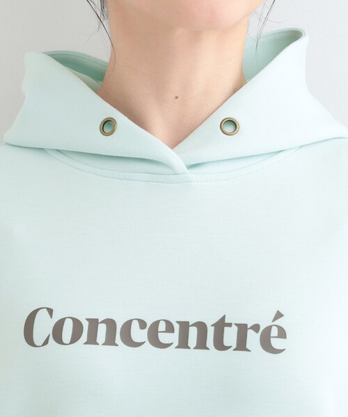 SHOO・LA・RUE(シューラルー)の「【S-LL/なめらかタッチ】選べる3柄 ロゴ入りプルパーカ(パーカー・レディース・サックスブルー系2/チャコールグレー/グレー系・01/02/04/03)」の19枚目の写真